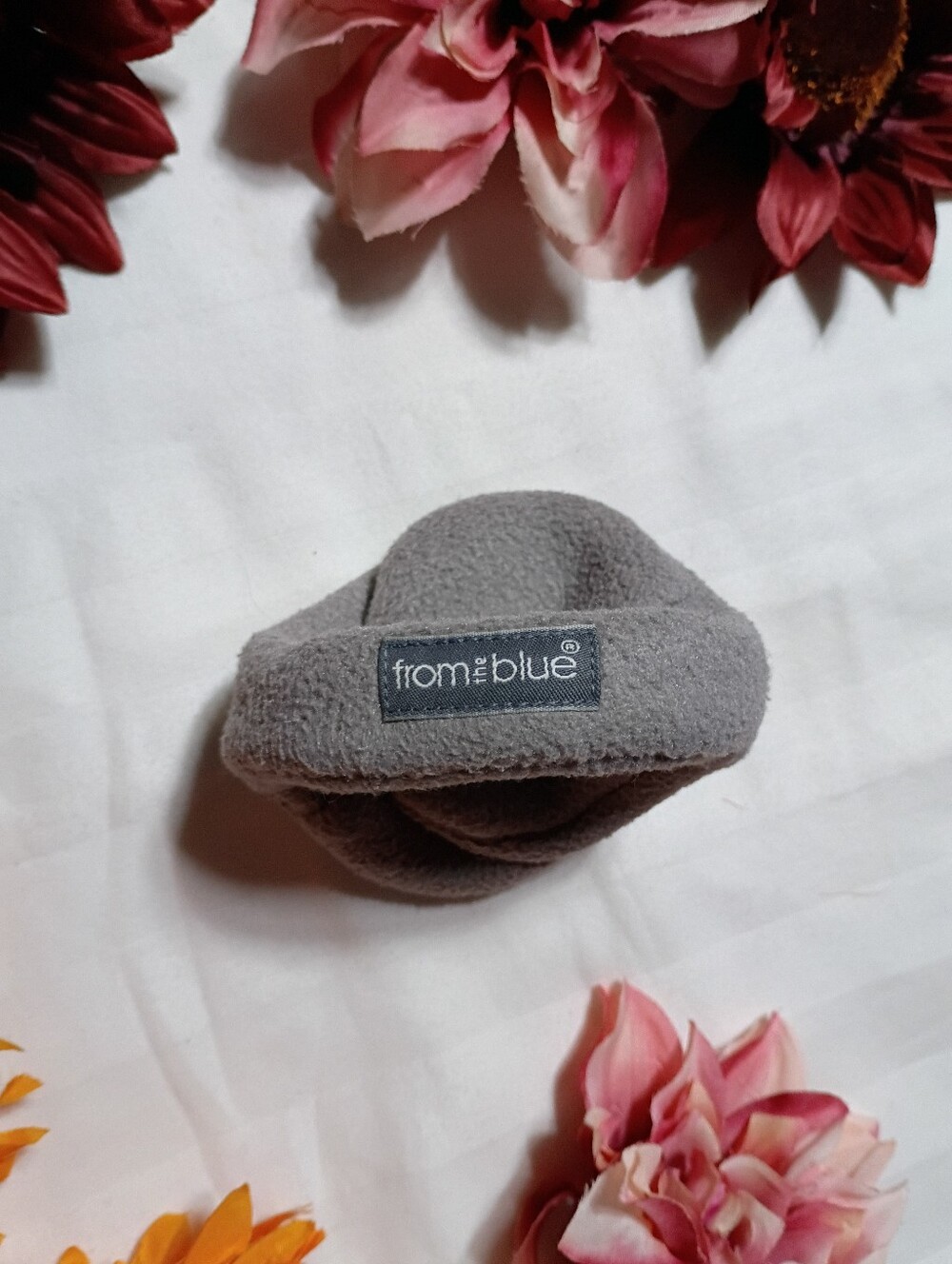 Gray Kids Fleece Ear Muff's